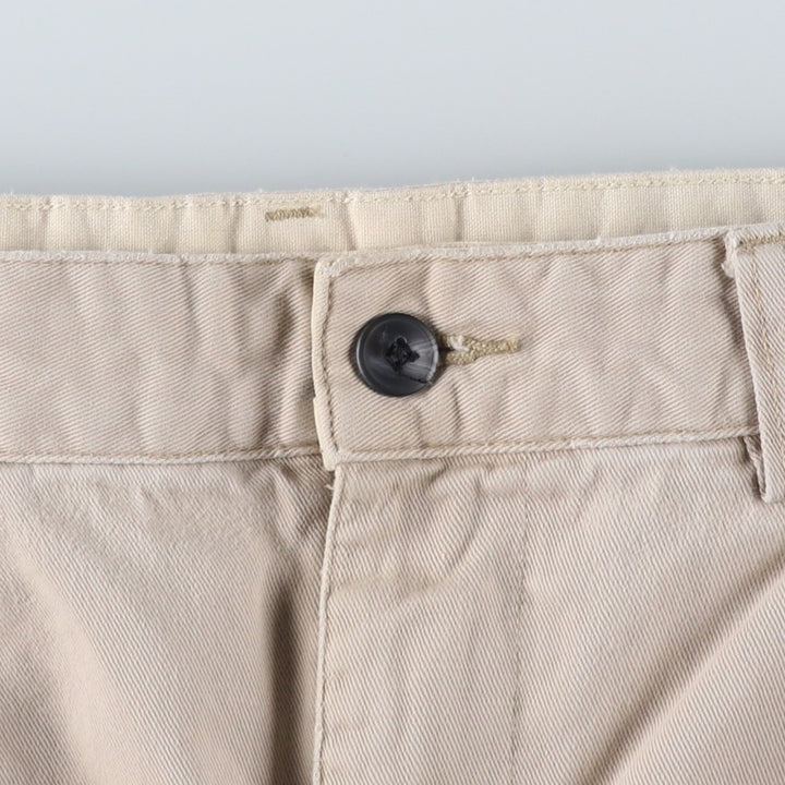 Ralph Lauren Polo Ralph Lauren TYLER SHORT Two-pleat Chino Shorts Men's Size W33 cotton Beige type Vintage Second Hand