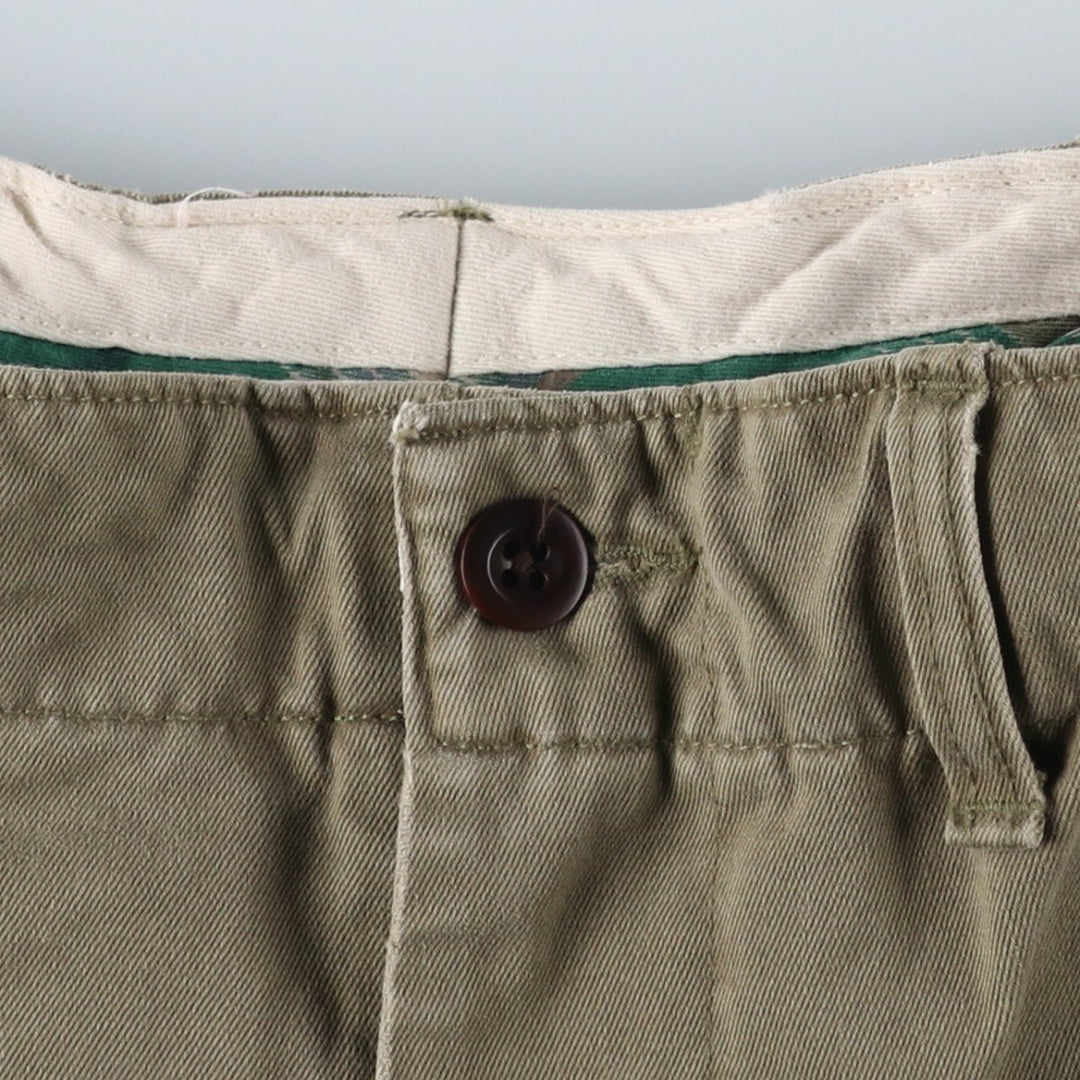 Ralph Lauren POLO by Ralph Lauren Chino Shorts, Half Pants, Men's, W32 equivalent cotton Khaki type Vintage Second Hand
