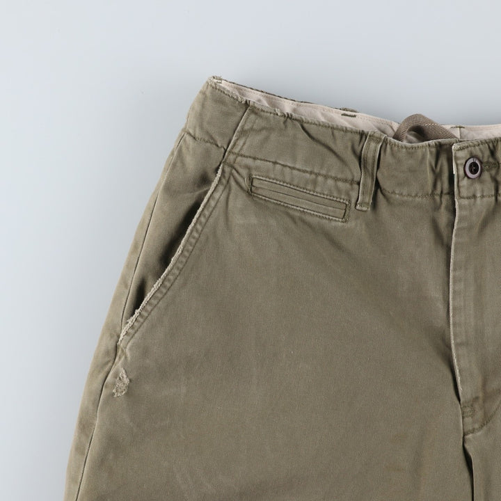 Ralph Lauren POLO by Ralph Lauren Chino Shorts, Half Pants, Men's, W32 equivalent cotton Khaki type Vintage Second Hand