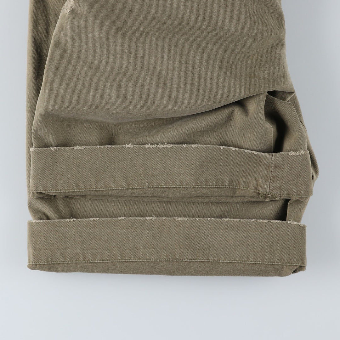 Ralph Lauren POLO by Ralph Lauren Chino Shorts, Half Pants, Men's, W32 equivalent cotton Khaki type Vintage Second Hand