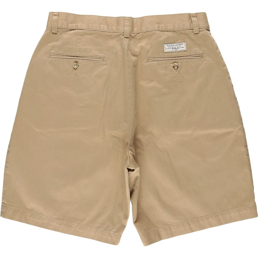 Ralph Lauren POLO by Ralph Lauren PROSPECT SHORT Chino shorts Short pants Men's W32 equivalent cotton Beige type Vintage Second Hand