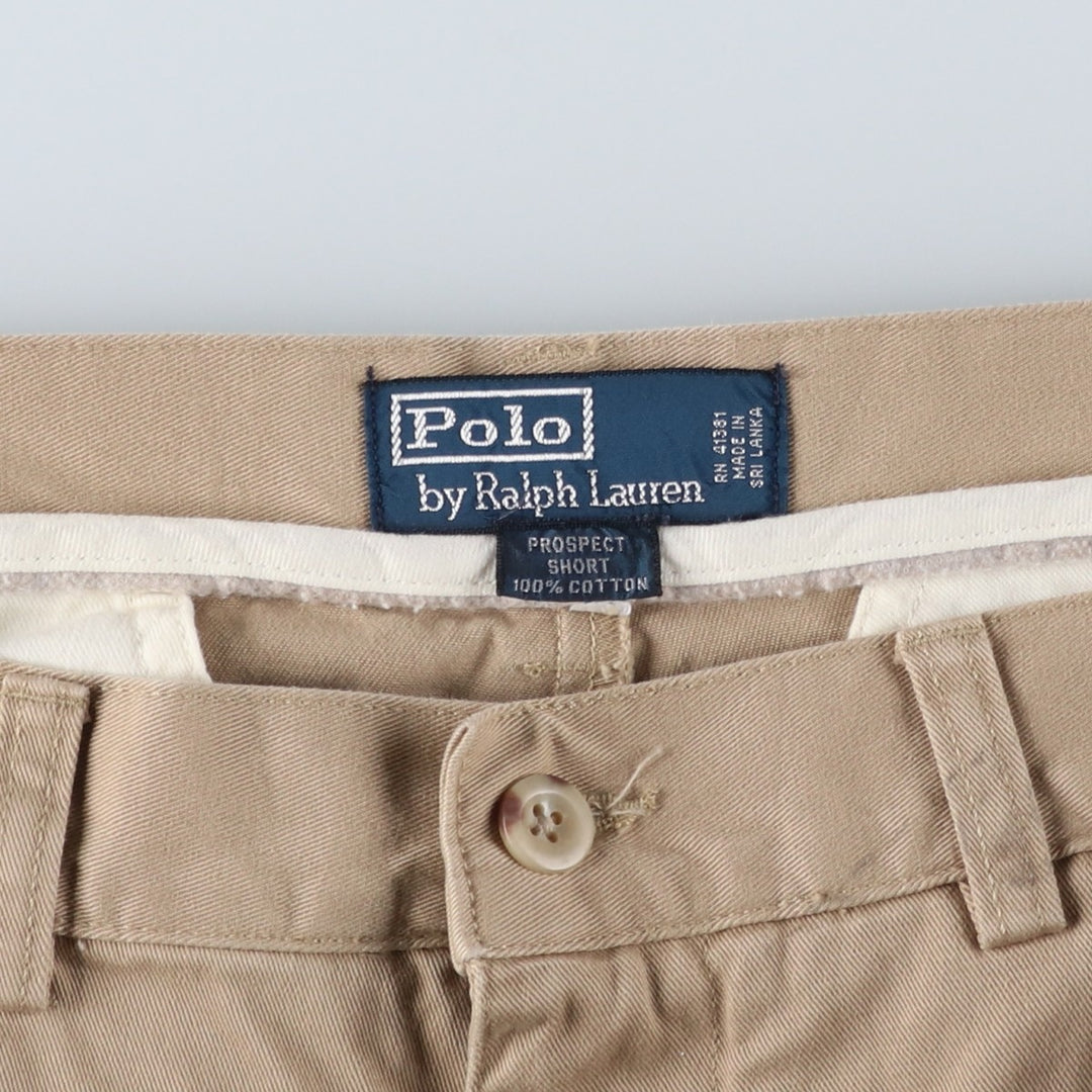 Ralph Lauren POLO by Ralph Lauren PROSPECT SHORT Chino shorts Short pants Men's W32 equivalent cotton Beige type Vintage Second Hand