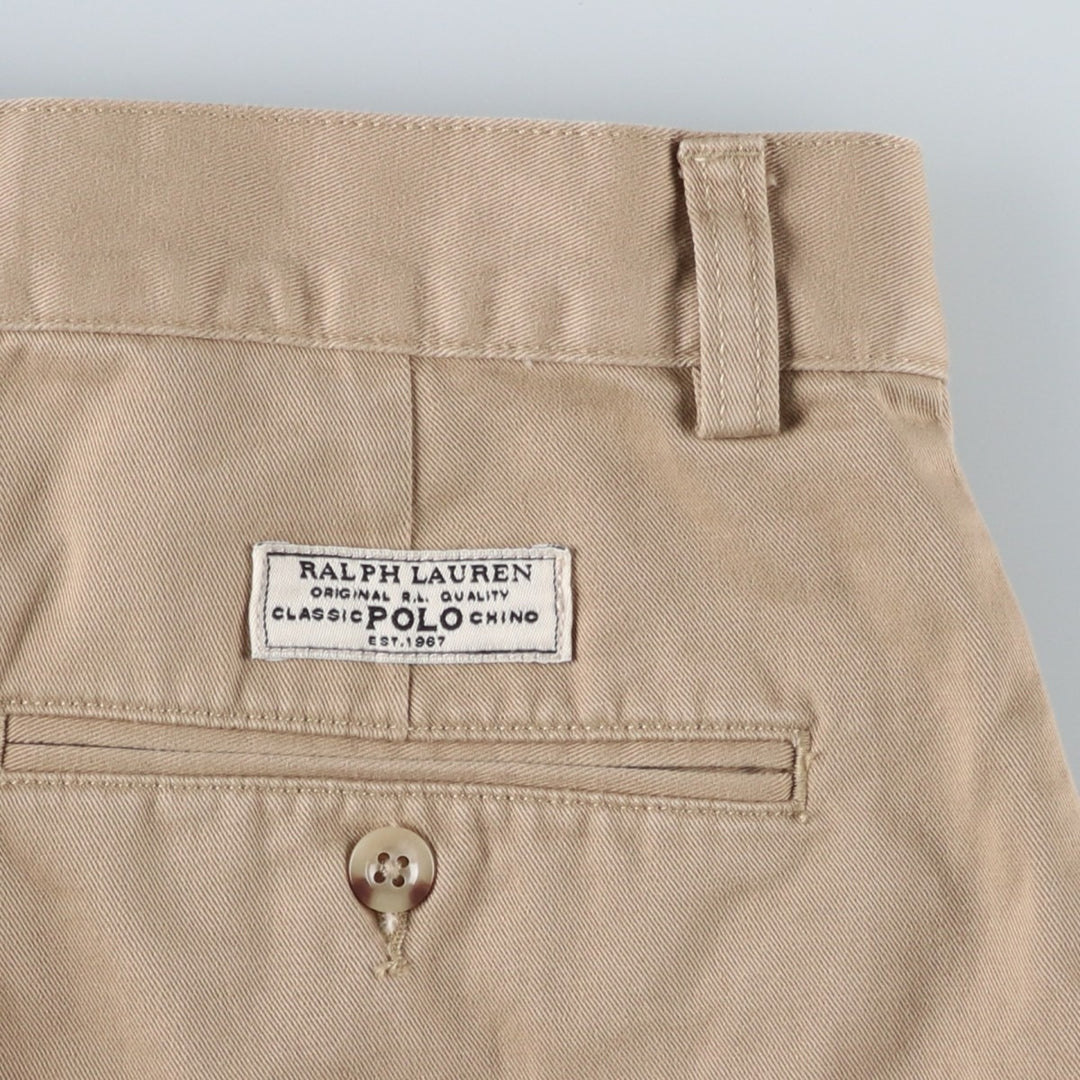 Ralph Lauren POLO by Ralph Lauren PROSPECT SHORT Chino shorts Short pants Men's W32 equivalent cotton Beige type Vintage Second Hand