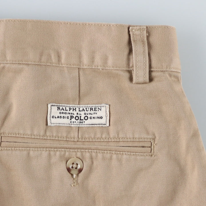 Ralph Lauren POLO by Ralph Lauren PROSPECT SHORT Chino shorts Short pants Men's W32 equivalent cotton Beige type Vintage Second Hand
