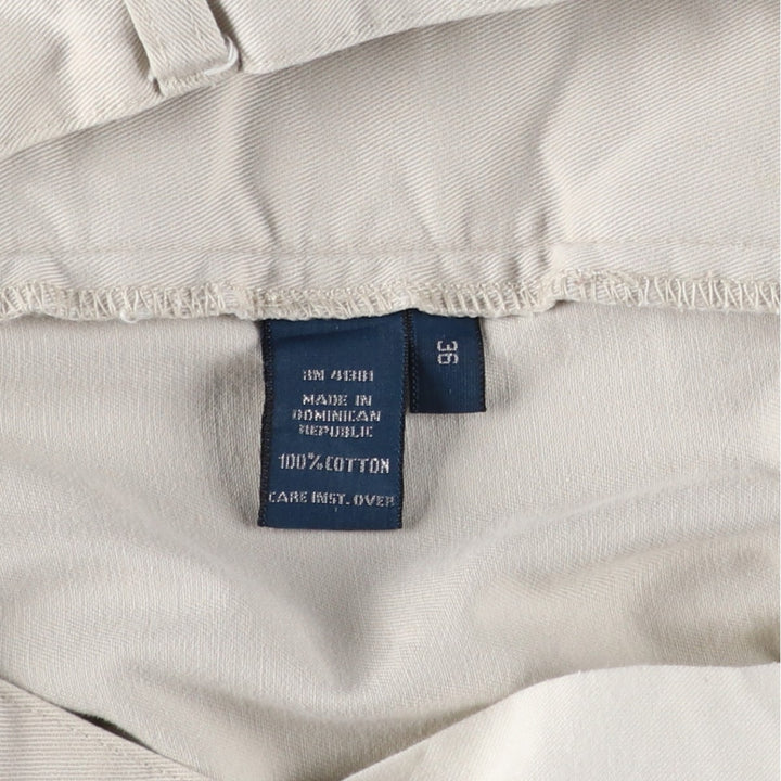 Ralph Lauren POLO by Ralph Lauren TYLER SHORT Two-pleat chino shorts, short pants, men's w35 equivalent cotton Beige type Vintage Second Hand