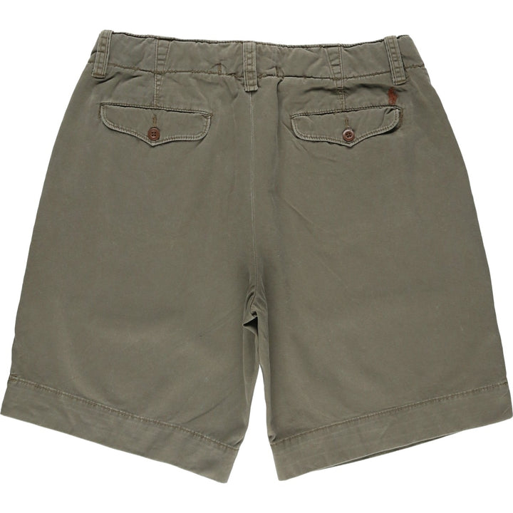 Ralph Lauren POLO by Ralph Lauren Chino Shorts, Shorts, Men's, W34 equivalent cotton Khaki type Vintage Second Hand