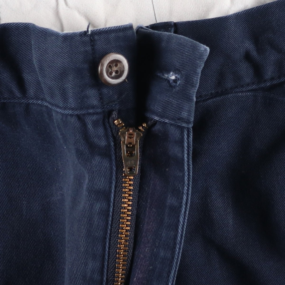Ralph Lauren POLO by Ralph Lauren Chino Shorts, Shorts, Men's, W34 equivalent cotton navy blue type Vintage Second Hand