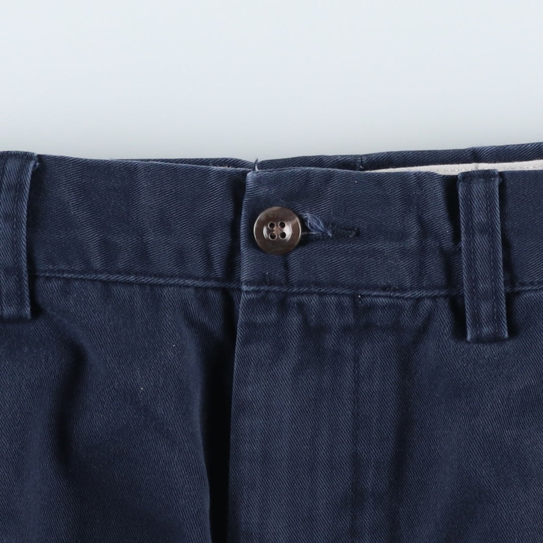 Ralph Lauren POLO by Ralph Lauren Chino Shorts, Shorts, Men's, W34 equivalent cotton navy blue type Vintage Second Hand