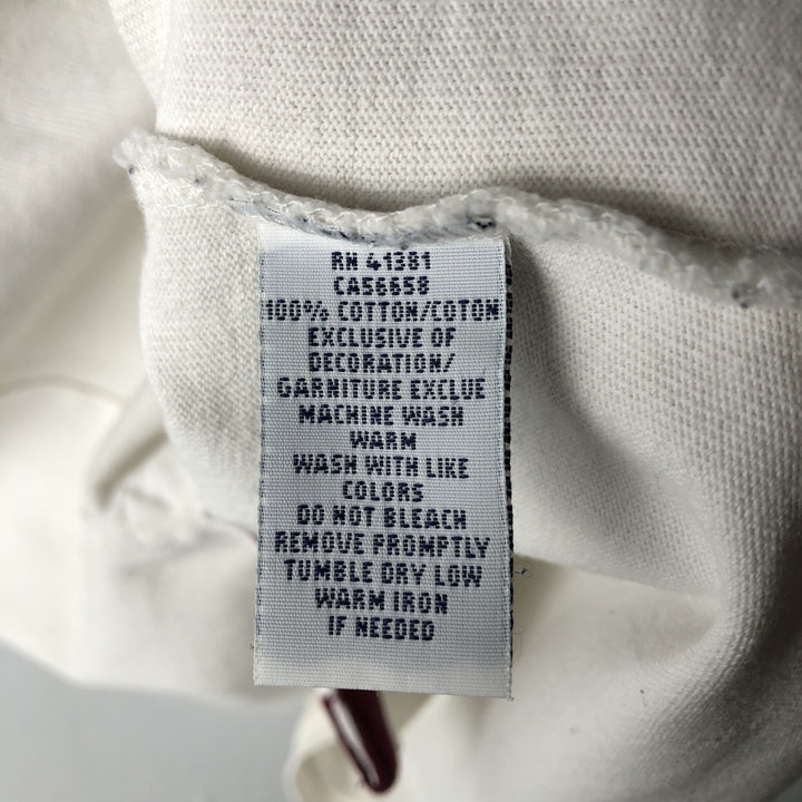 Ralph Lauren POLO RALPH LAUREN CUSTOM FIT Big Pony Long Sleeve Rugby Shirt Men's XL cotton white type Vintage Second Hand