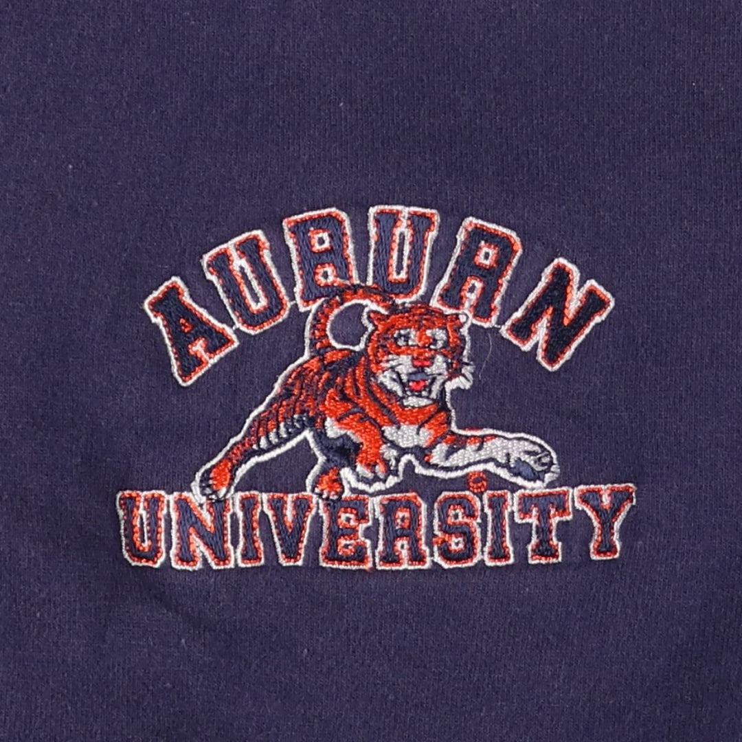90'S Russell PRO COTTON Sweatshirt Varsity Jacket, Made in USA, Men's Size M (approx.) cotton navy blue type Vintage Second Hand