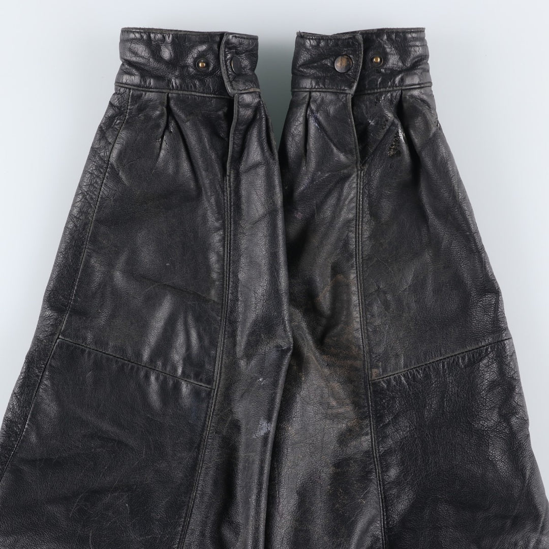 St. John's Bay Swing Top Leather Blouson, Men's Size L (approx.) unclear black type Vintage Second Hand