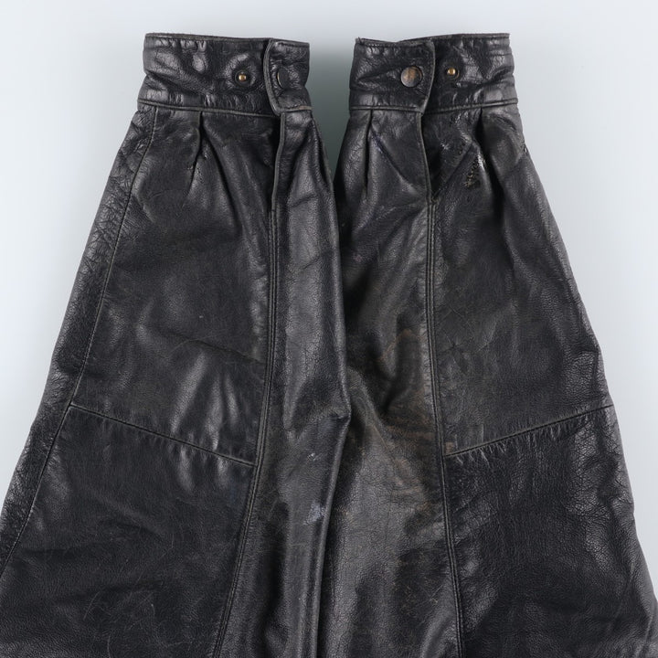 St. John's Bay Swing Top Leather Blouson, Men's Size L (approx.) unclear black type Vintage Second Hand