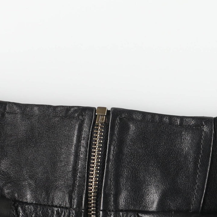 CLASSICAL CLOTHES COMPANY Leather Blouson, Men's Size S (approx.) genuine leather black type Vintage Second Hand