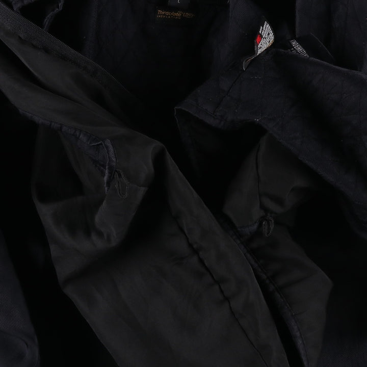 Wilsons Leather Swing Top Padded Leather Blouson, Men's Size L genuine leather black type Vintage Second Hand