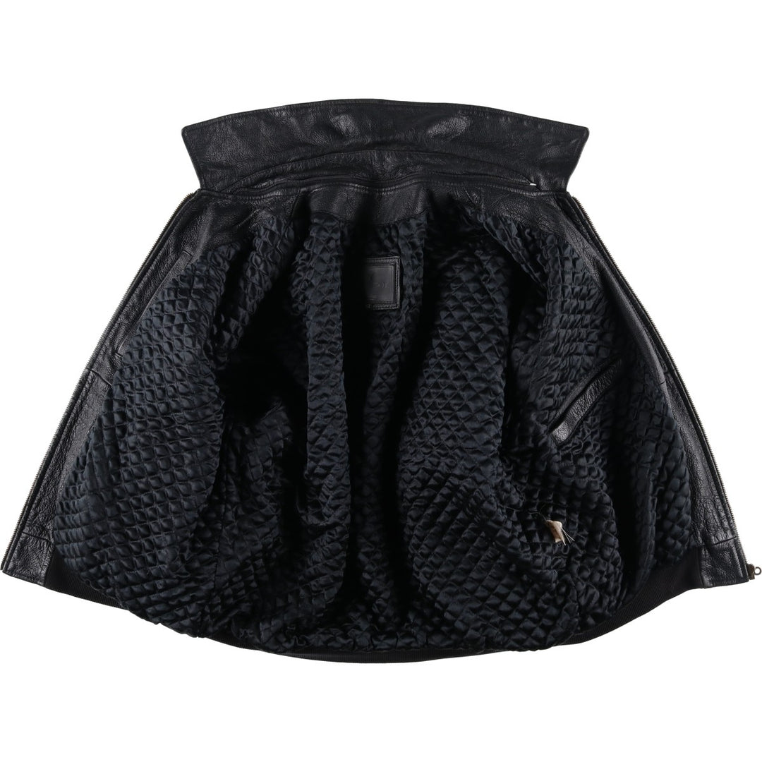 MARIGOT Swing Top Type Leather Blouson, Men's Size L (approx.) genuine leather black type Vintage Second Hand