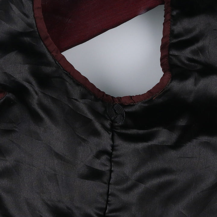 Wilson's Leather Swing Top Type Padded Leather Blouson, Men's Size S (approx.) genuine leather black type Vintage Second Hand