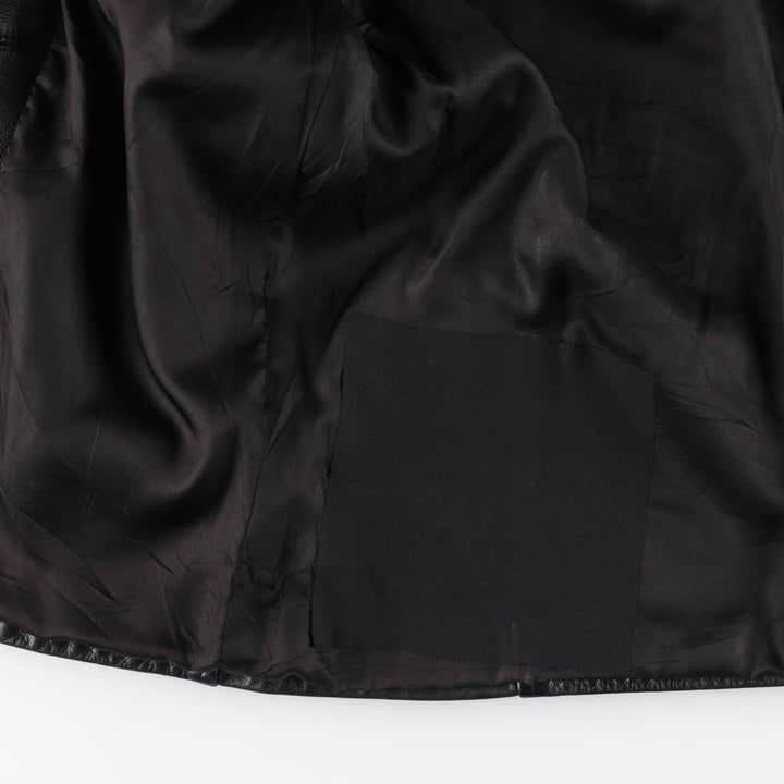 BOD and CHRISTENSEN Leather Sports Jacket, Made in Canada, Men's Size M (approx.) genuine leather black type Vintage Second Hand