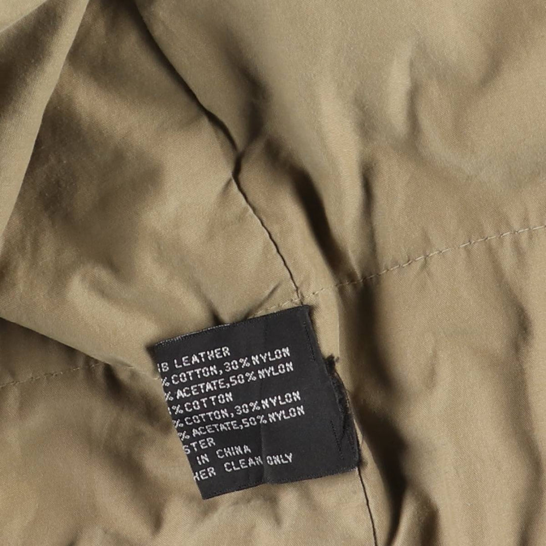 COUTURE Swing Top Type Leather Blouson, Men's Size L (approx.) genuine leather brown type Vintage Second Hand