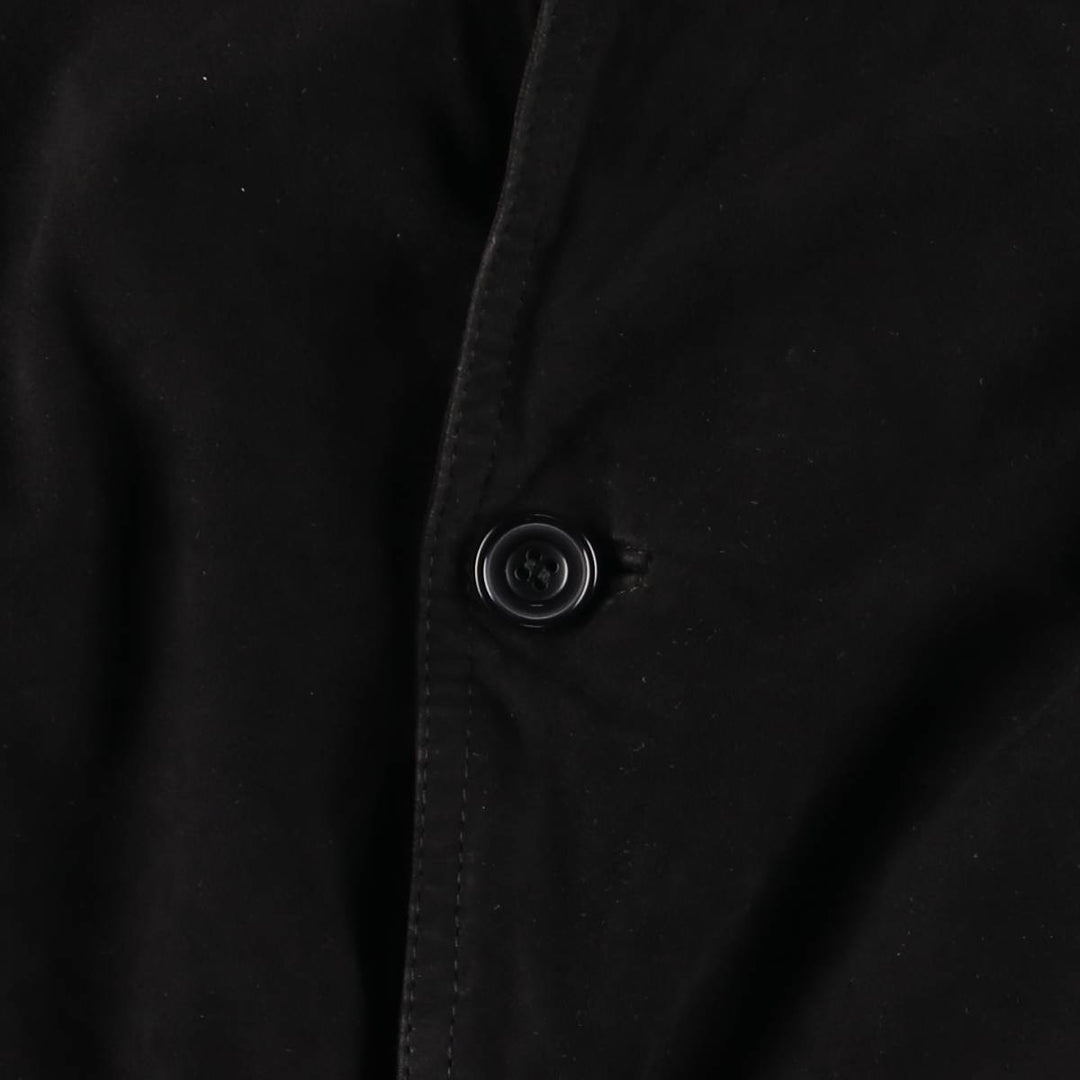 GEORGE HAMILTON Suede Leather Blouson, Valstar Jacket, Men's Size L (approx.) Genuine Leather Suede Leather black type Vintage Second Hand
