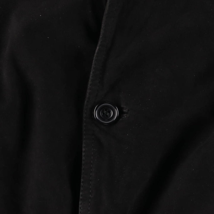 GEORGE HAMILTON Suede Leather Blouson, Valstar Jacket, Men's Size L (approx.) Genuine Leather Suede Leather black type Vintage Second Hand