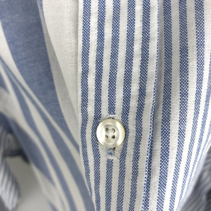 90'S Gap Old Gap Multi-Stripe Long Sleeve Button-Down Striped Shirt, Made in USA, Men's Size XL cotton white type Vintage Second Hand