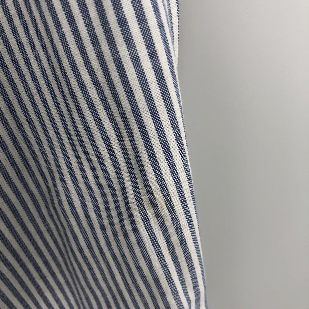 90'S Gap Old Gap Multi-Stripe Long Sleeve Button-Down Striped Shirt, Made in USA, Men's Size XL cotton white type Vintage Second Hand