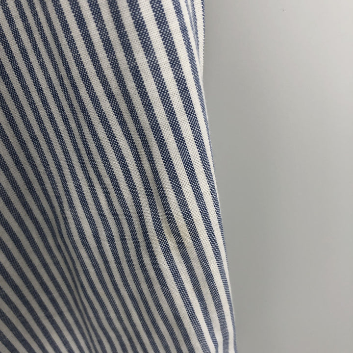 90'S Gap Old Gap Multi-Stripe Long Sleeve Button-Down Striped Shirt, Made in USA, Men's Size XL cotton white type Vintage Second Hand