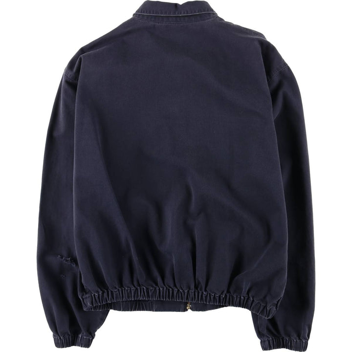 90'S Polo by Ralph Lauren swing top sports jacket, made in the USA, men's size L, vintage cotton navy blue type Vintage Second Hand