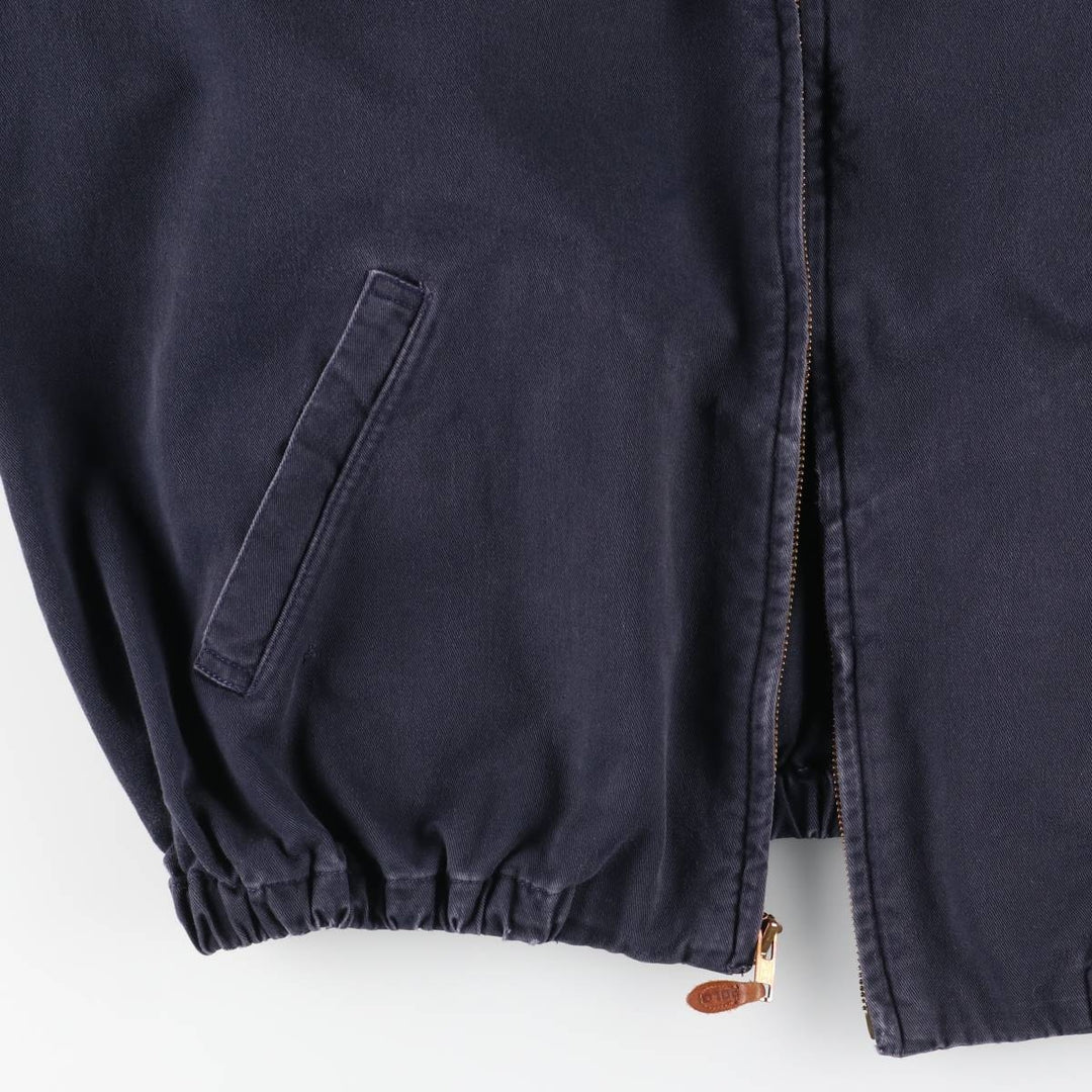 90'S Polo by Ralph Lauren swing top sports jacket, made in the USA, men's size L, vintage cotton navy blue type Vintage Second Hand