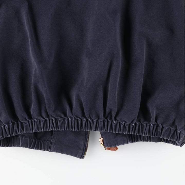 90'S Polo by Ralph Lauren swing top sports jacket, made in the USA, men's size L, vintage cotton navy blue type Vintage Second Hand