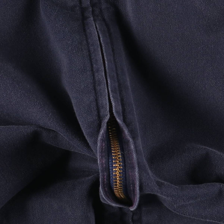 90'S Polo by Ralph Lauren swing top sports jacket, made in the USA, men's size L, vintage cotton navy blue type Vintage Second Hand