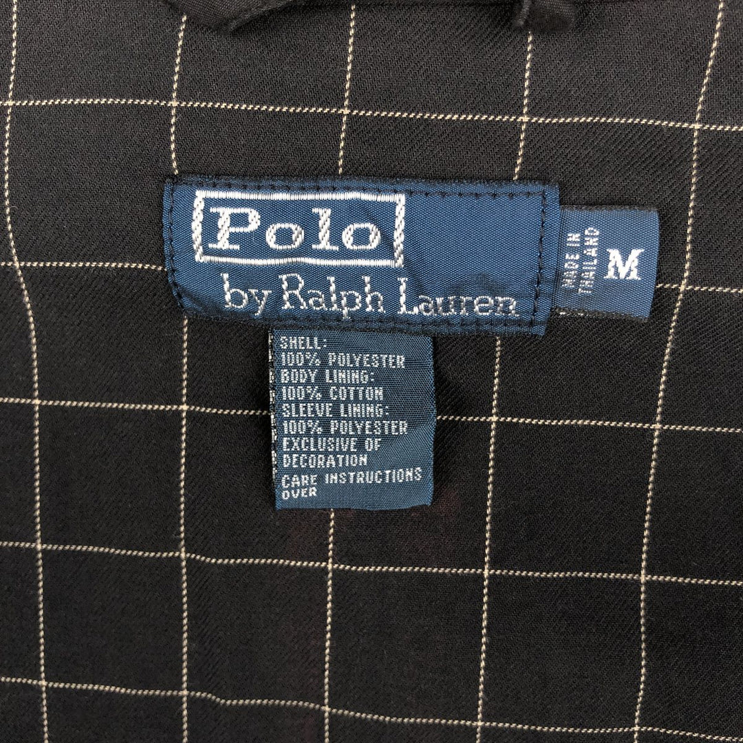 Ralph Lauren POLO by Ralph Lauren Swing Top Sports Jacket Men's M polyester black type Vintage Second Hand