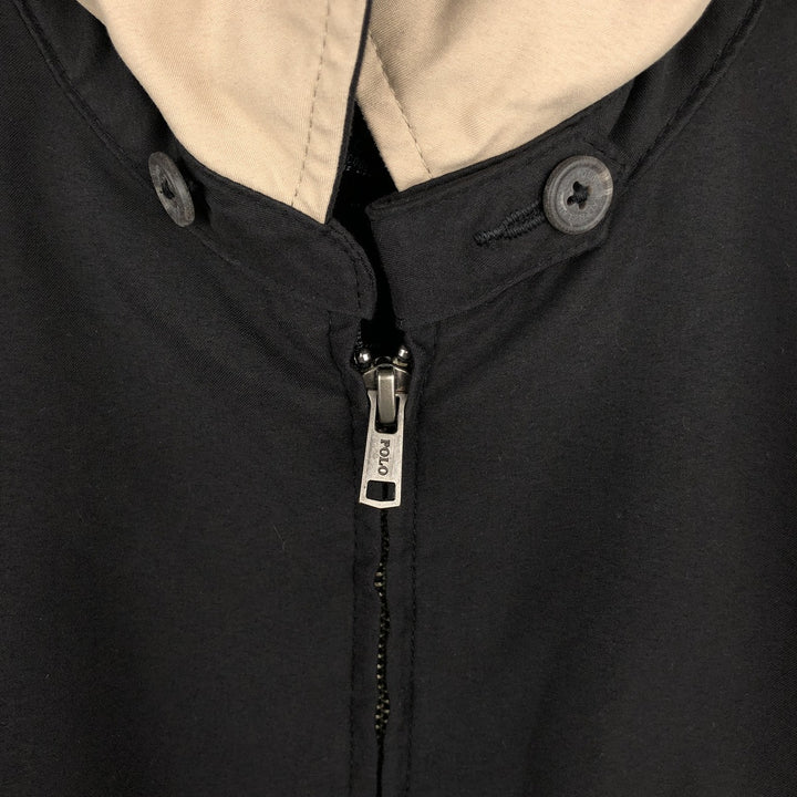 Ralph Lauren POLO by Ralph Lauren Swing Top Sports Jacket Men's M polyester black type Vintage Second Hand
