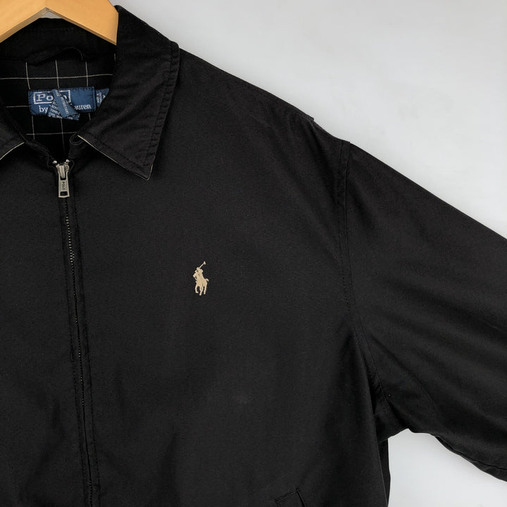 Ralph Lauren POLO by Ralph Lauren Swing Top Sports Jacket Men's M polyester black type Vintage Second Hand