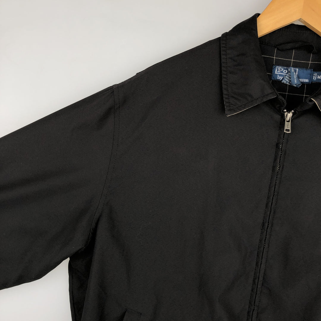 Ralph Lauren POLO by Ralph Lauren Swing Top Sports Jacket Men's M polyester black type Vintage Second Hand