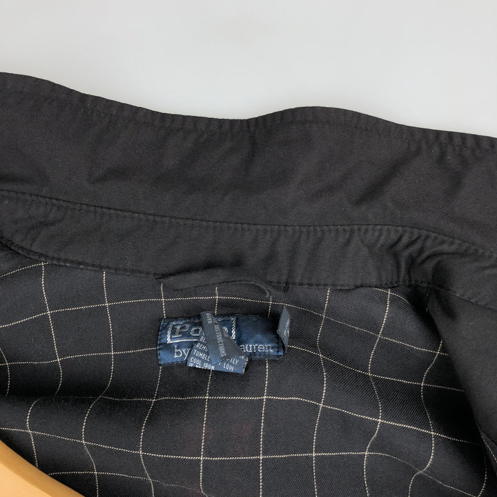 Ralph Lauren POLO by Ralph Lauren Swing Top Sports Jacket Men's M polyester black type Vintage Second Hand