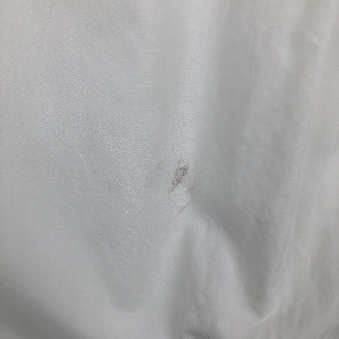 Brooks Brothers MAKERS Long Sleeve Cotton Shirt, Made in USA, Men's Size Medium cotton white type Vintage Second Hand