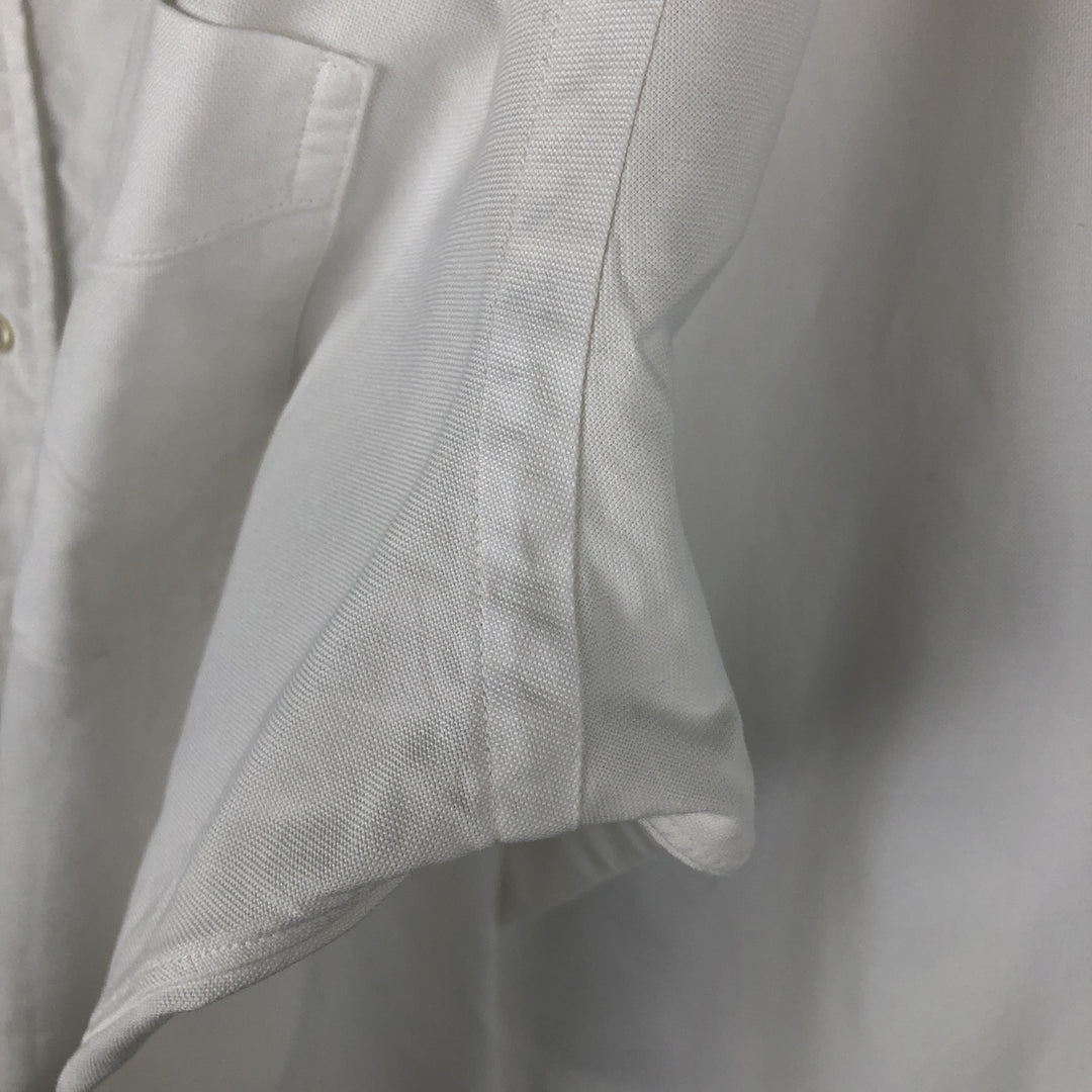 Brooks Brothers MAKERS Long Sleeve Button Down Shirt Made in USA Men's M Size Supima Cotton white type Vintage Second Hand
