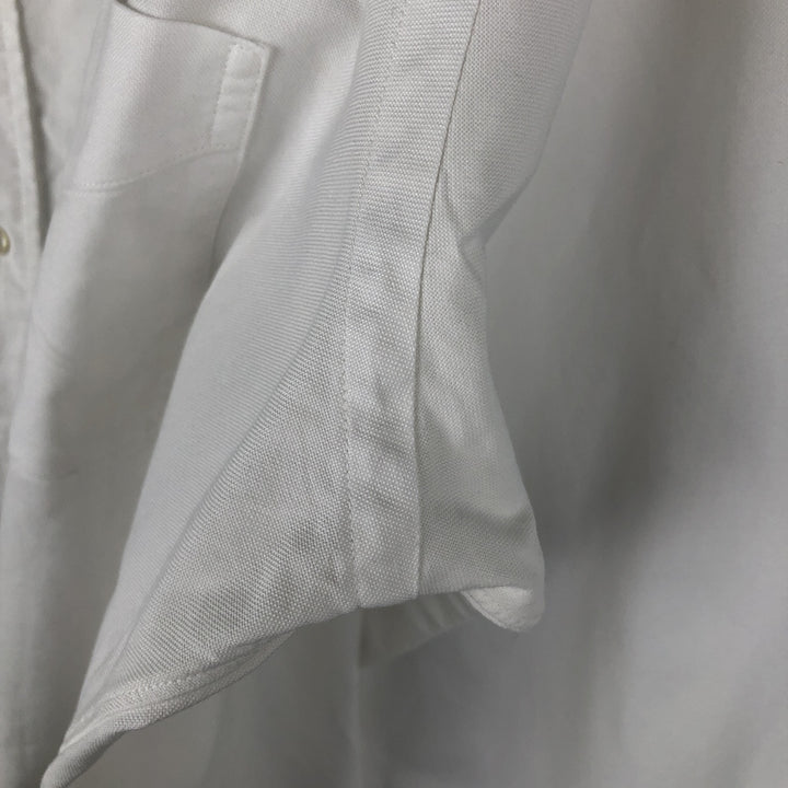 Brooks Brothers MAKERS Long Sleeve Button Down Shirt Made in USA Men's M Size Supima Cotton white type Vintage Second Hand