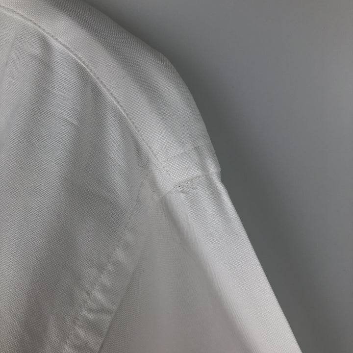 Brooks Brothers MAKERS Long Sleeve Button Down Shirt Made in USA Men's M Size Supima Cotton white type Vintage Second Hand