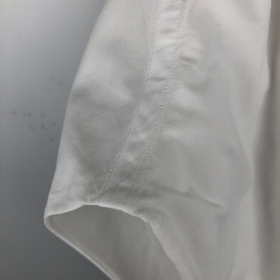 Brooks Brothers MAKERS Long Sleeve Button Down Shirt Made in USA Men's M Size Supima Cotton white type Vintage Second Hand