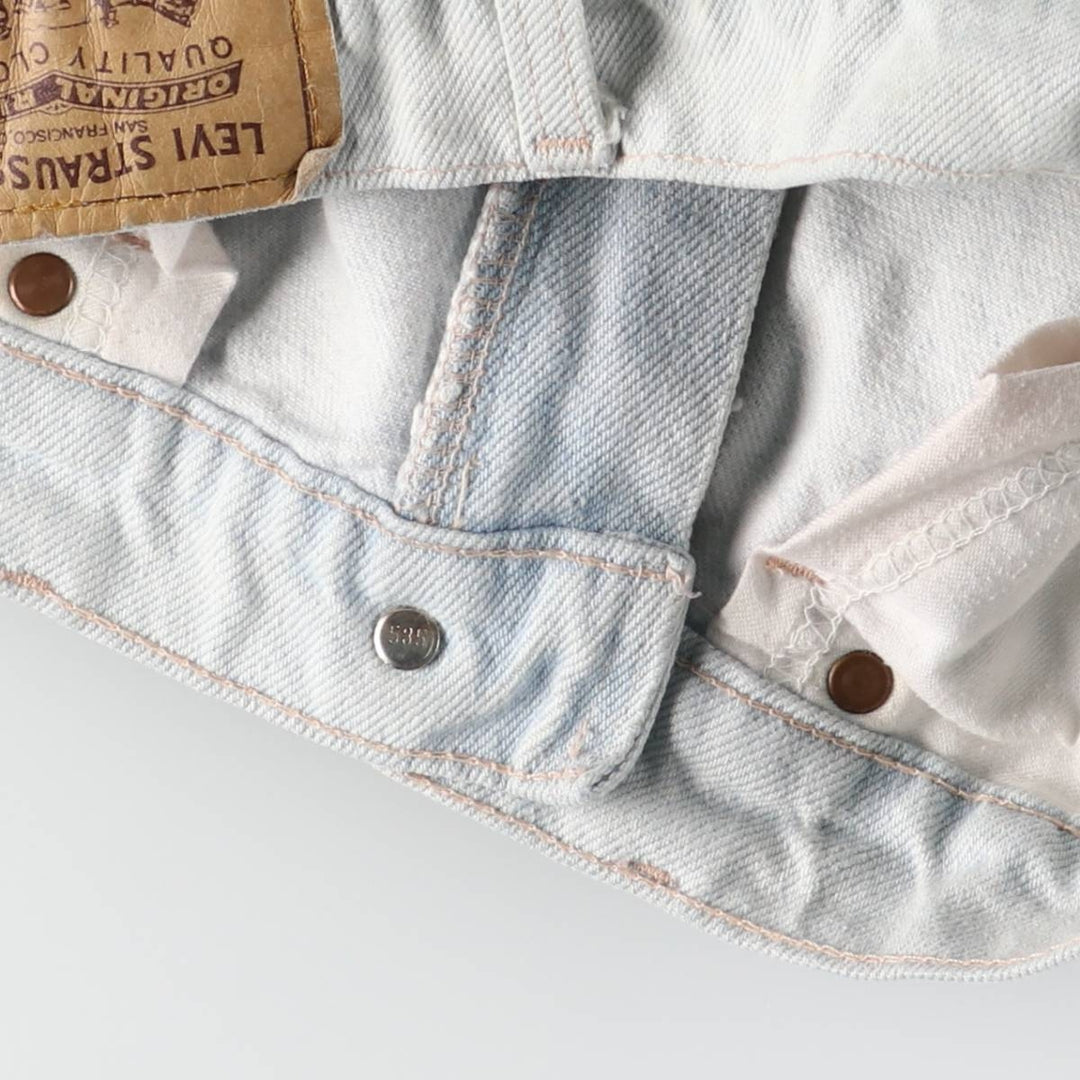 2000'S Levi's 505 Orange Tab Tapered Denim Pants, Made in USA, Men's Size W31 cotton Blue type light blue Vintage Second Hand
