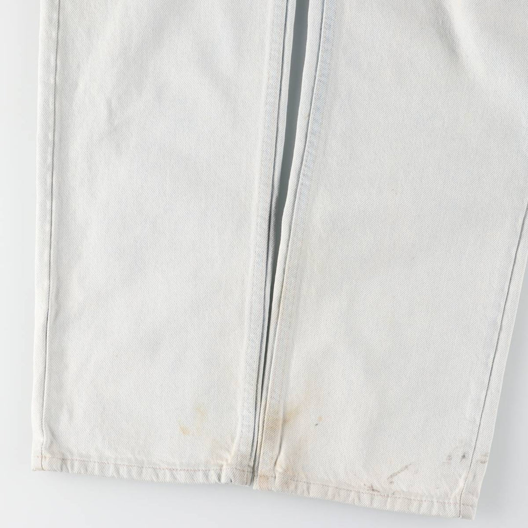 2000'S Levi's 505 Orange Tab Tapered Denim Pants, Made in USA, Men's Size W31 cotton Blue type light blue Vintage Second Hand