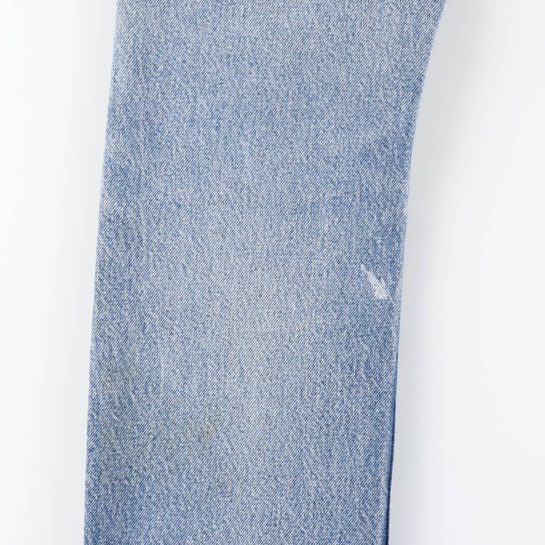 2000'S Levi's 505 Regular Fit Straight Leg Tapered Denim Pants, Made in USA, Men's Size W30 unclear blue type Vintage Second Hand