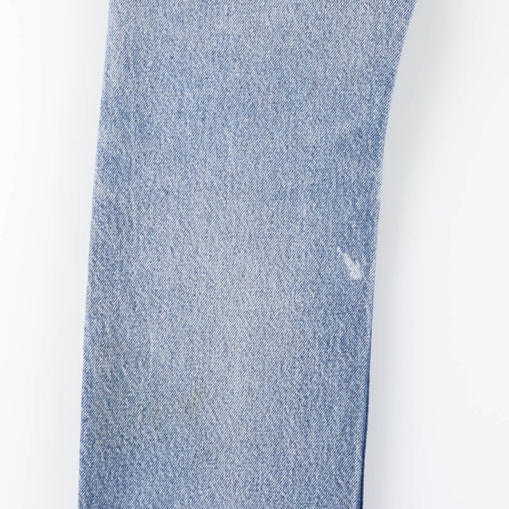 2000'S Levi's 505 Regular Fit Straight Leg Tapered Denim Pants, Made in USA, Men's Size W30 unclear blue type Vintage Second Hand