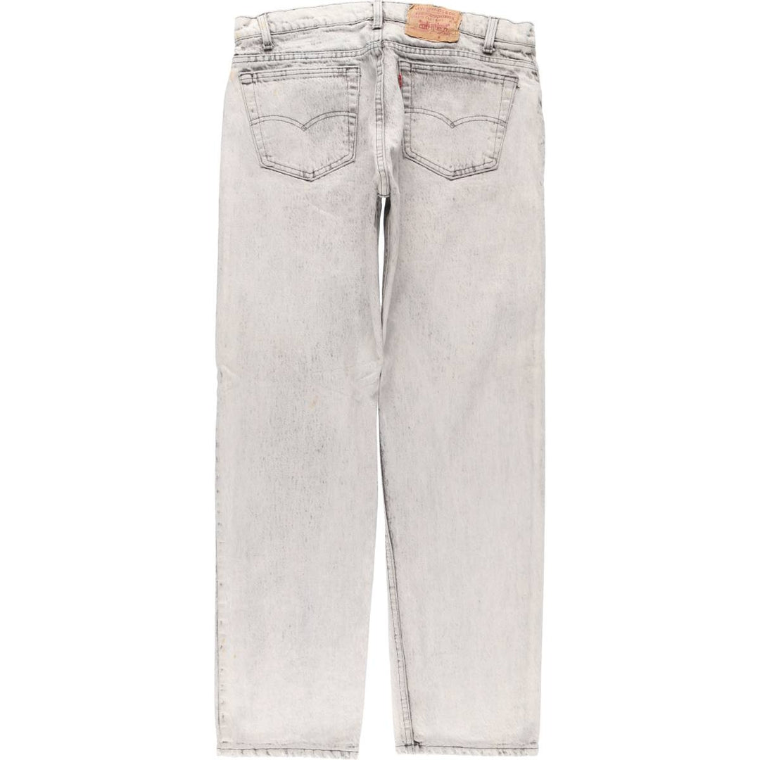 90s-00'S Levi's 505-0555 Tapered Denim Pants, Made in USA, Men's W36 (approx.), Vintage cotton gray type Vintage Second Hand
