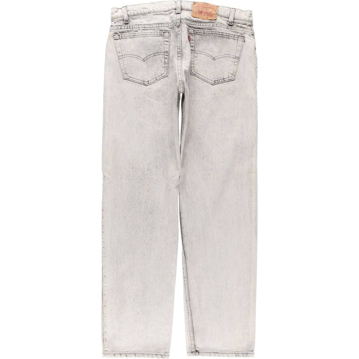 90s-00'S Levi's 505-0555 Tapered Denim Pants, Made in USA, Men's W36 (approx.), Vintage cotton gray type Vintage Second Hand