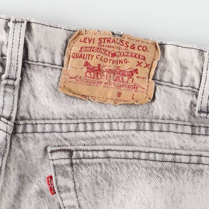 90s-00'S Levi's 505-0555 Tapered Denim Pants, Made in USA, Men's W36 (approx.), Vintage cotton gray type Vintage Second Hand