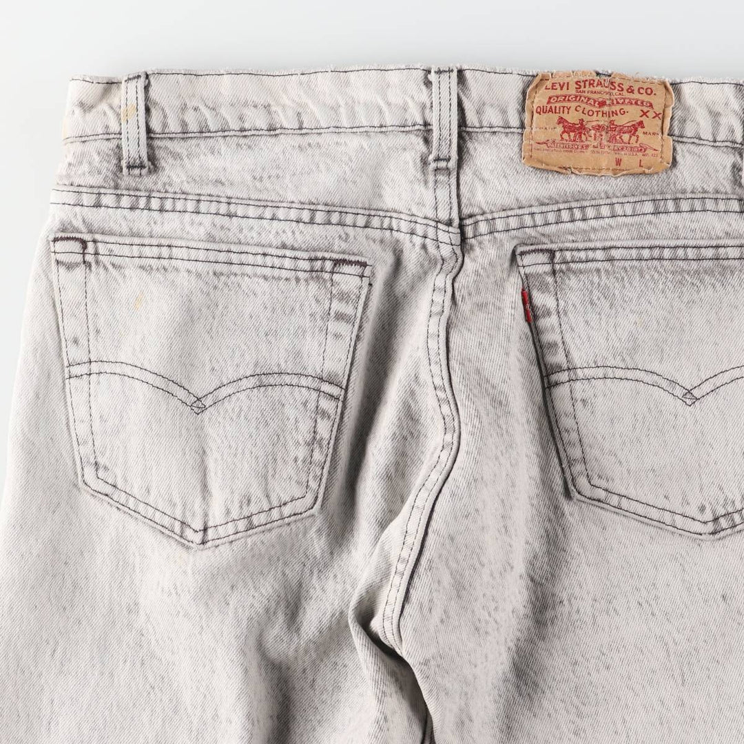 90s-00'S Levi's 505-0555 Tapered Denim Pants, Made in USA, Men's W36 (approx.), Vintage cotton gray type Vintage Second Hand