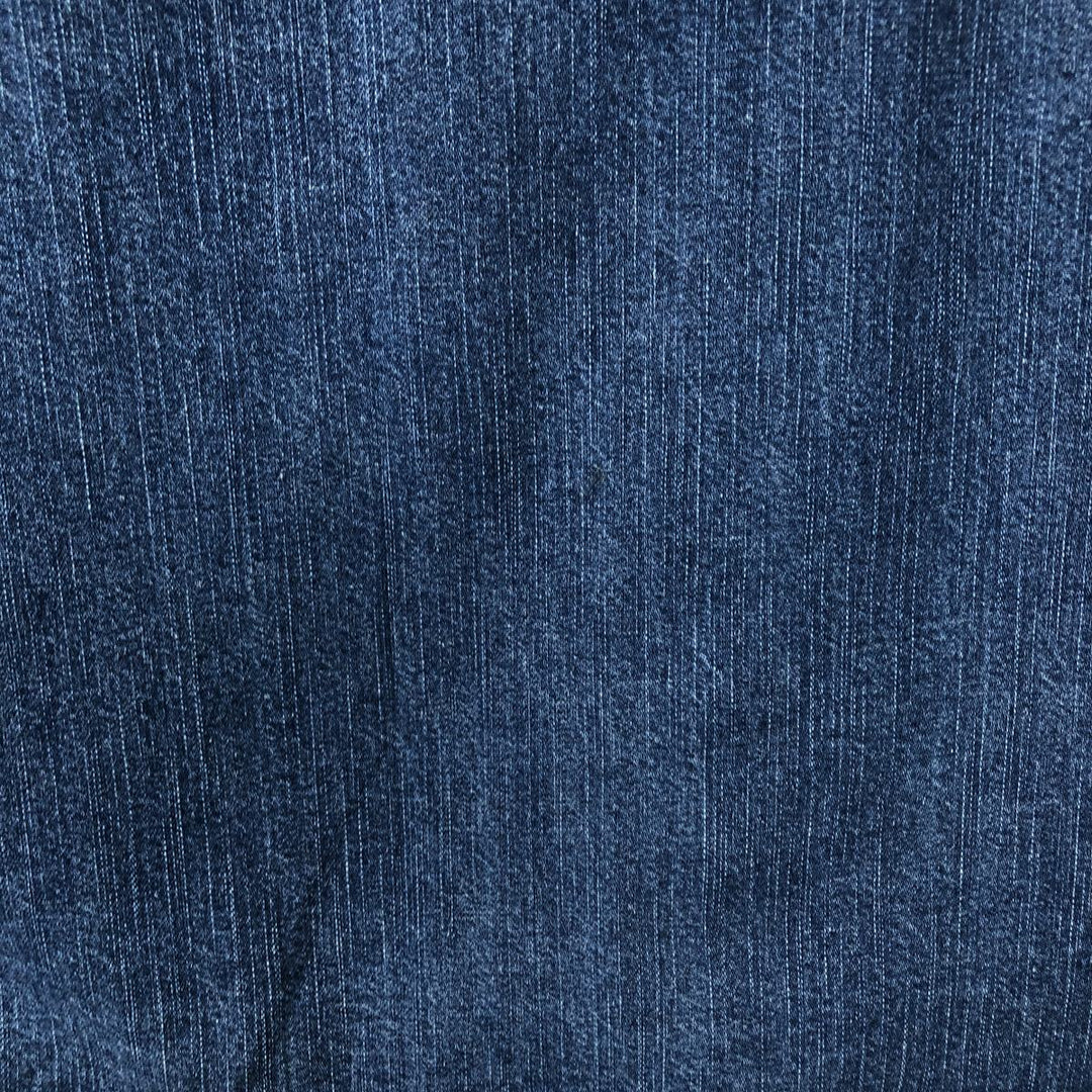 Levi's long-sleeved denim western shirt, men's size M equivalent, vintage. cotton blue type Vintage Second Hand